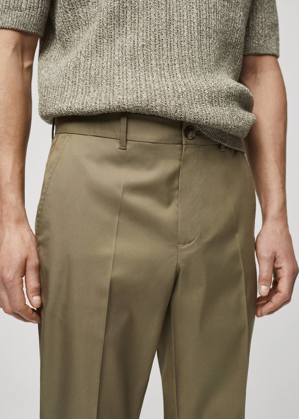 Mango Slim Fit-Hose aus Lyocell Nur für heute