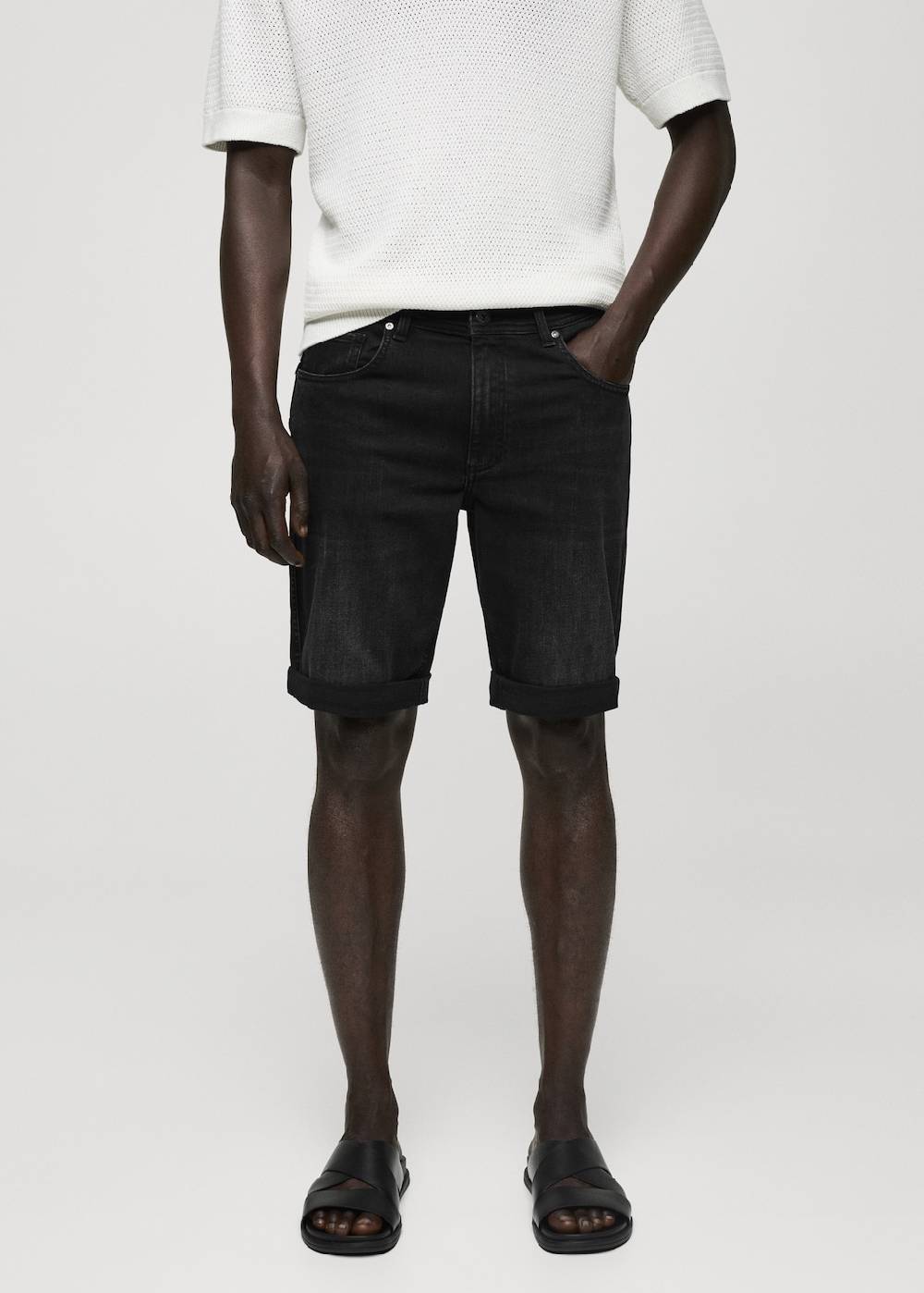 Mango Slim Fit-Jeans-Bermudashorts Bis zu 55% Rabatt