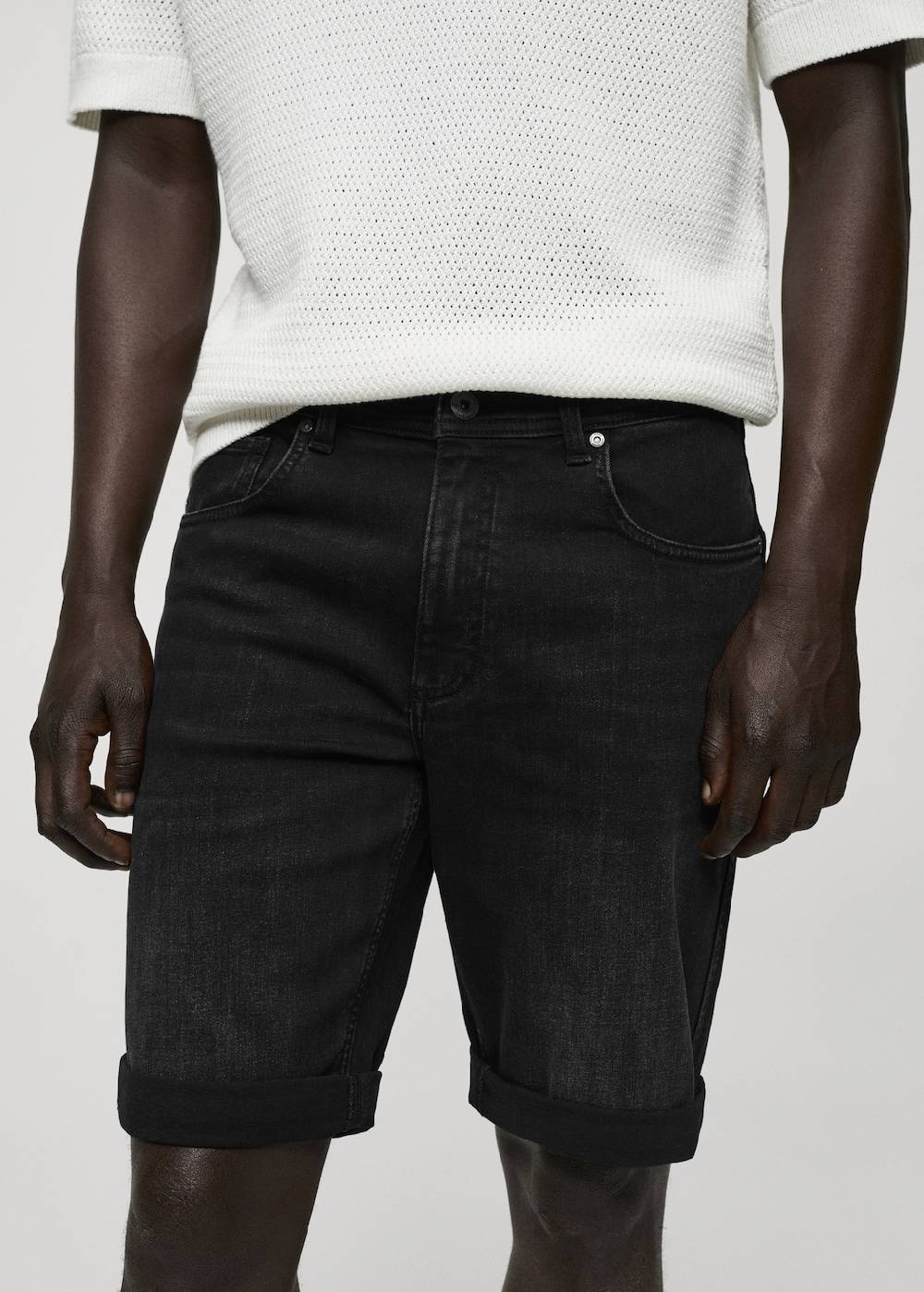 Mango Slim Fit-Jeans-Bermudashorts Bis zu 55% Rabatt
