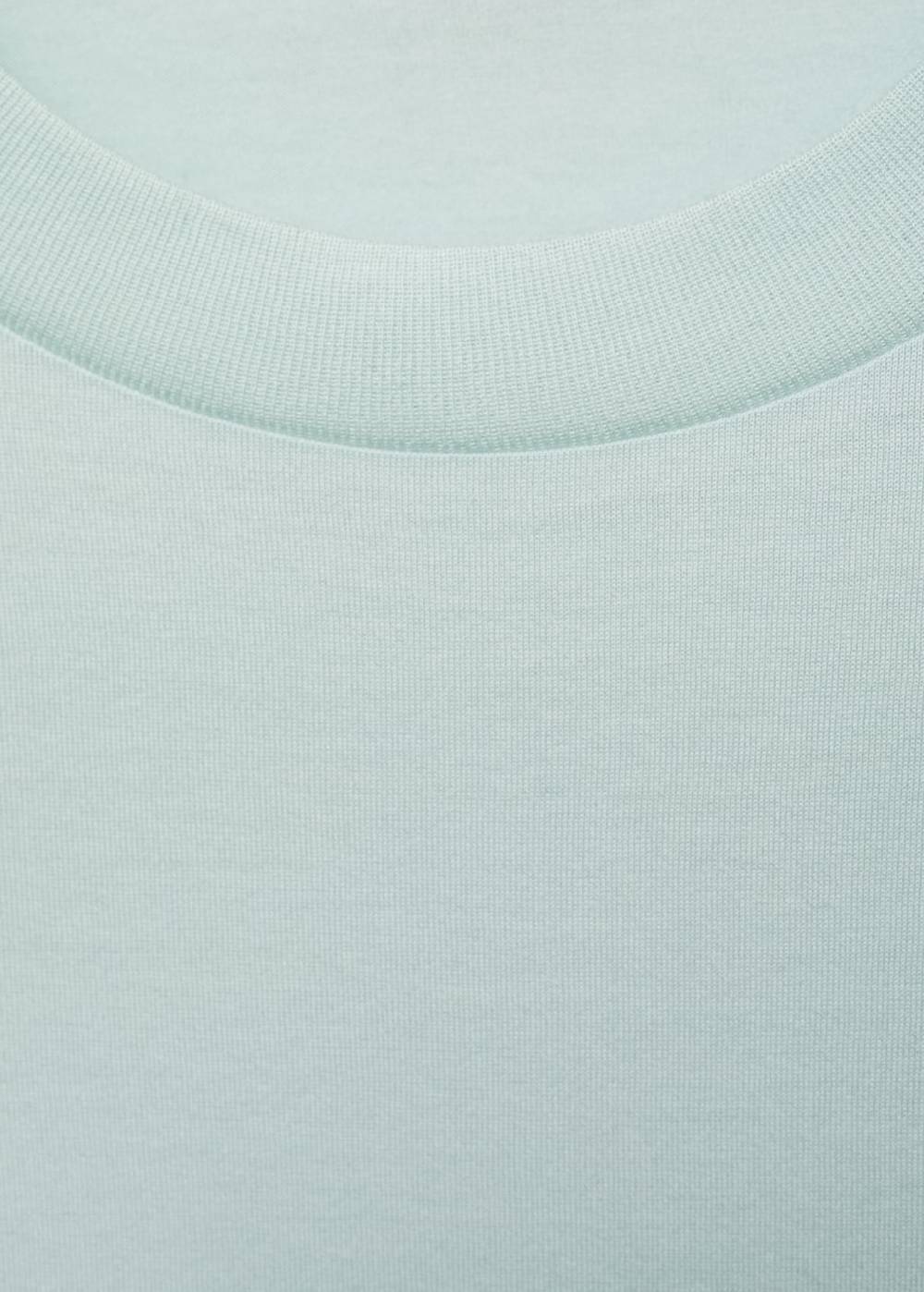 Mango Slim-Fit-T-Shirt aus 100 % Baumwolle Super Rabatt