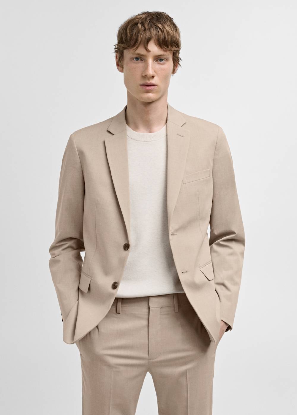 Mango Super Slim Fit-Anzugsakko aus Stretchgewebe