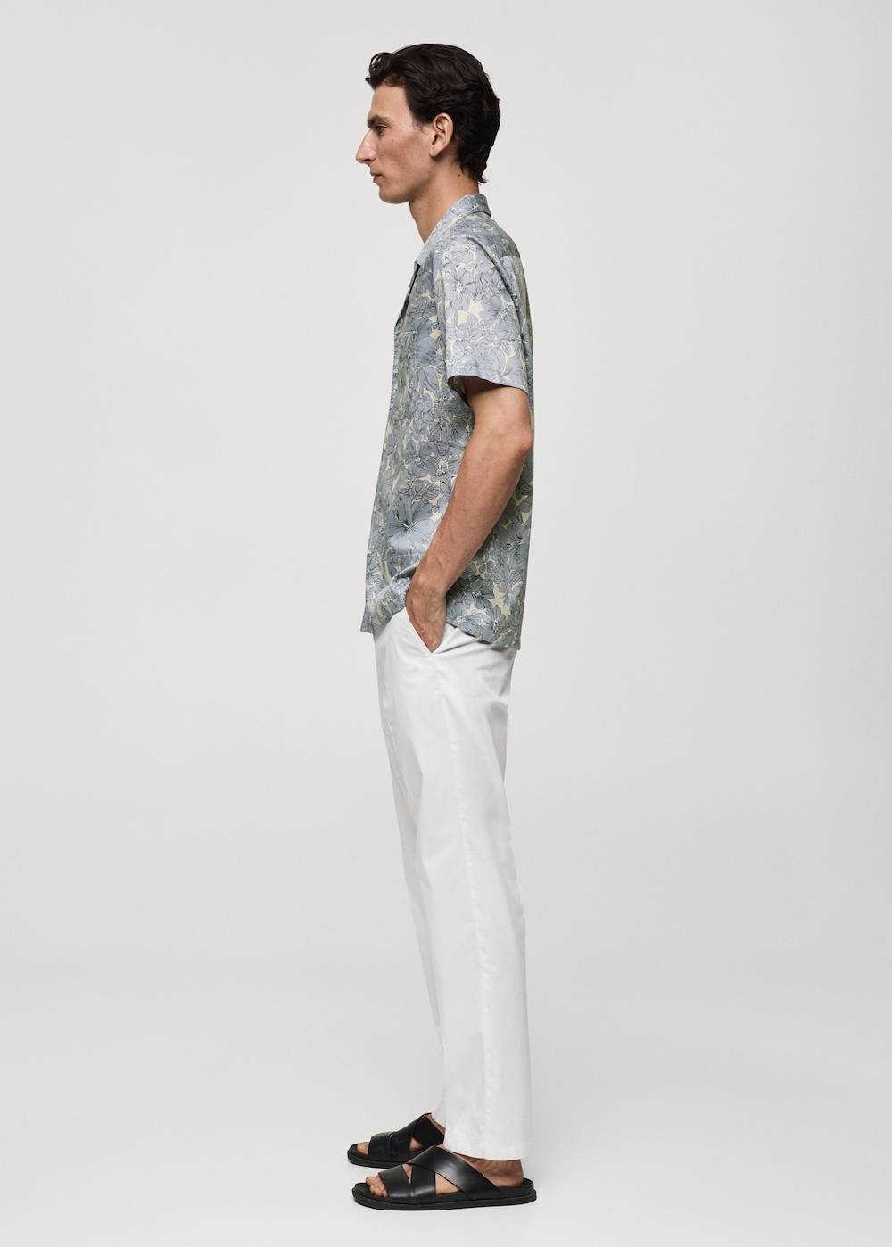 Mango Hemd aus 100 % Baumwolle mit Blumenprint 50% Rabatt mit kostenlosem Versand