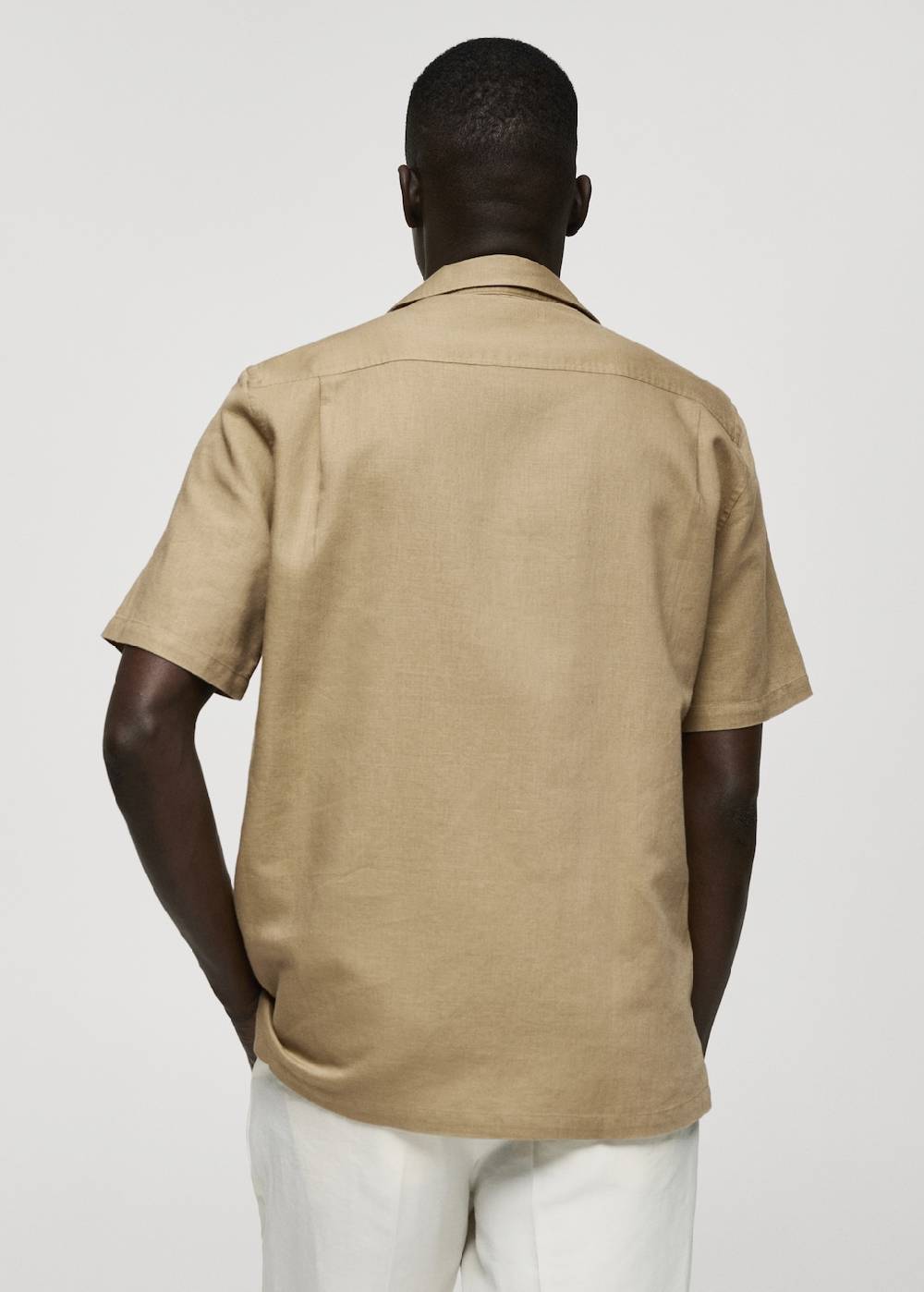 Mango Regular Fit-Hemd aus Leinen mit Baumwolle Fabrikladen