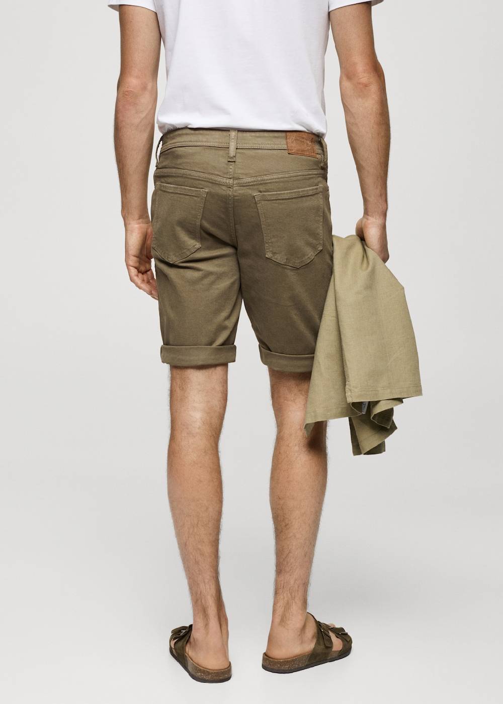 Mango Slim Fit-Jeans-Bermudashorts Black Friday Preise