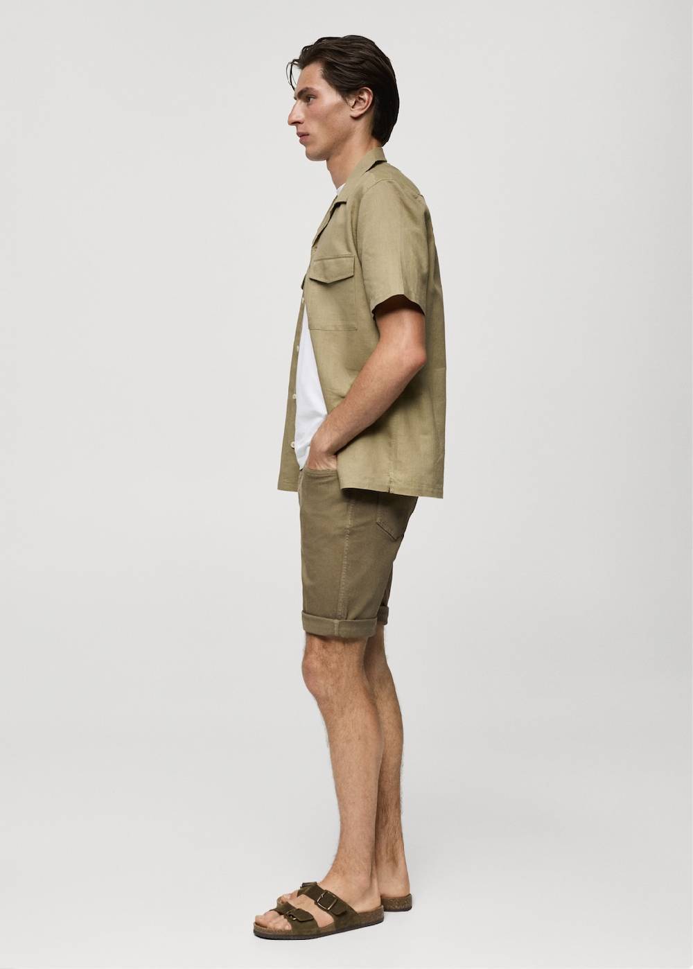 Mango Slim Fit-Jeans-Bermudashorts Black Friday Preise