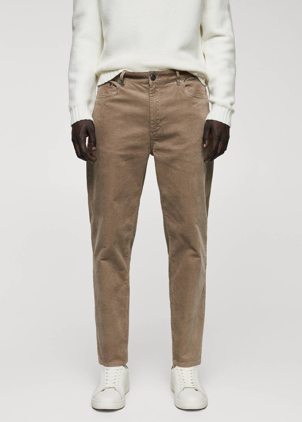 Mango Slim Fit-Feincordhose Im Verkauf