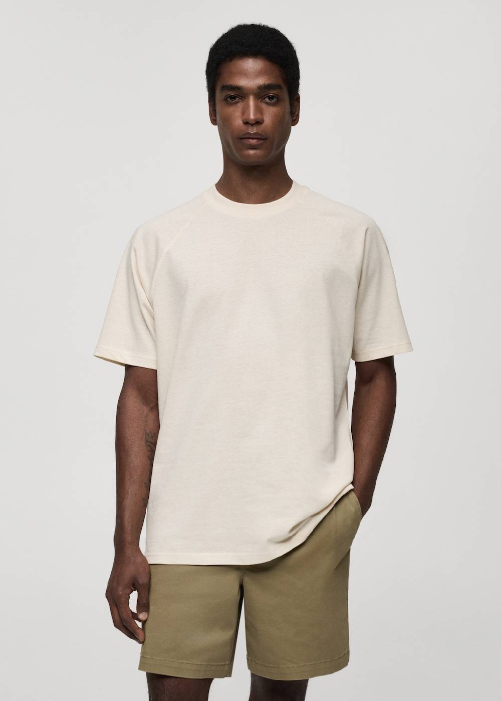 Mango Relaxed Fit-T-Shirt aus Baumwolle