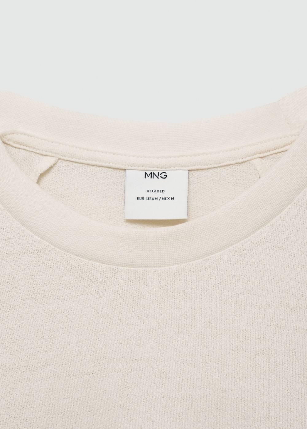 Mango Relaxed Fit-T-Shirt aus Baumwolle zollfrei