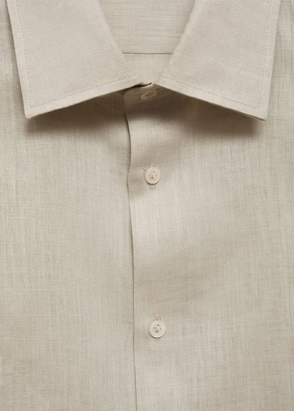 Mango Regular Fit-Hemd aus 100 % Leinen 2025