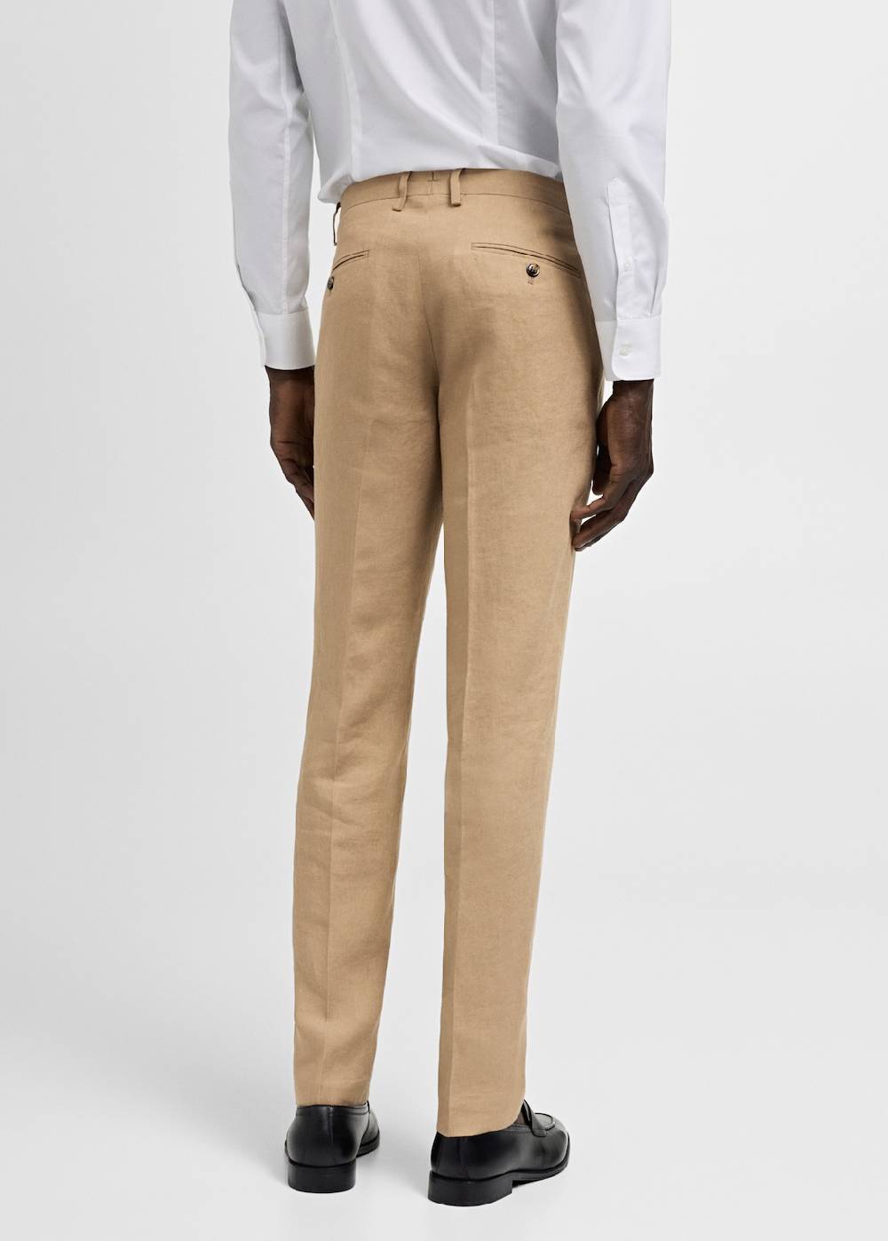 Mango Slim-Fit-Anzughose aus 100 % Leinen Hotsell