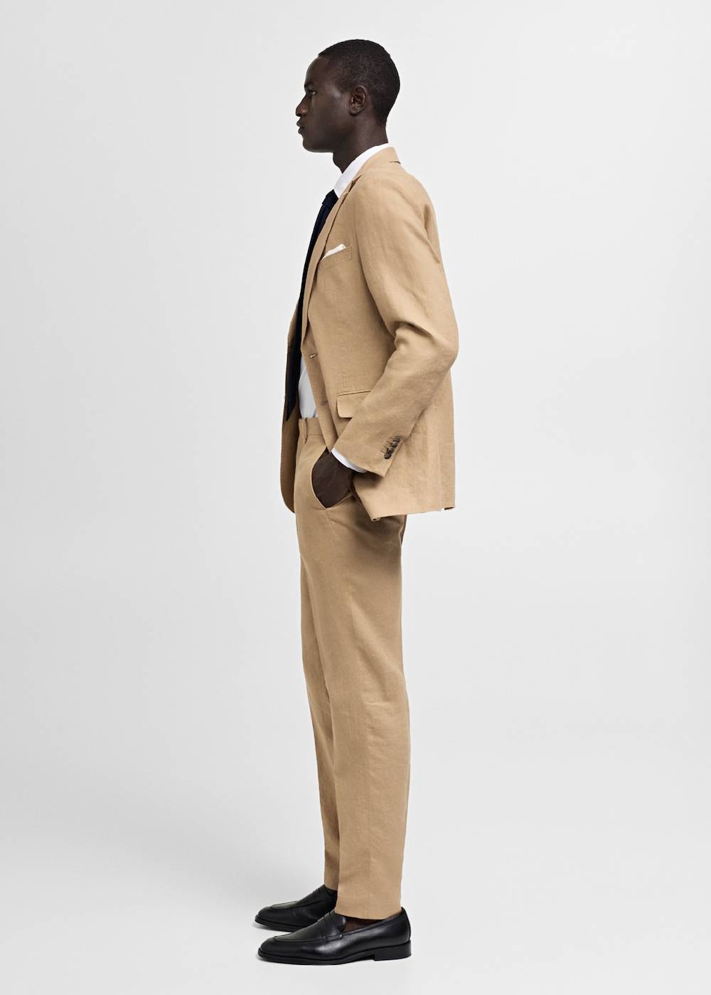 Mango Slim-Fit-Anzughose aus 100 % Leinen Hotsell