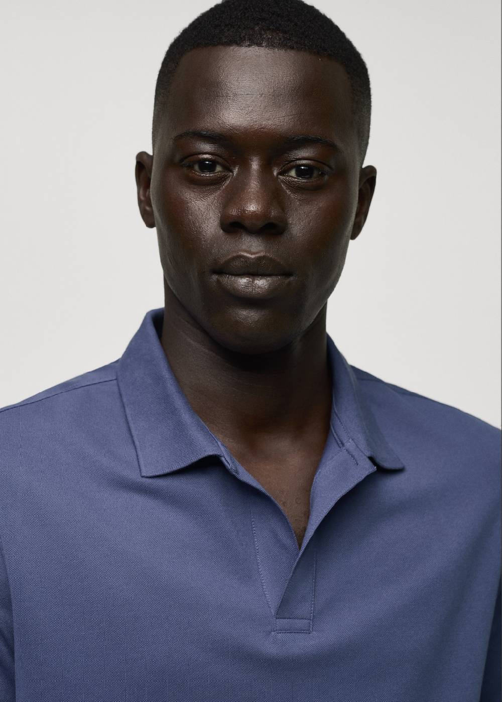 Mango Slim Fit-Poloshirt aus Baumwoll-Piqué im Angebot