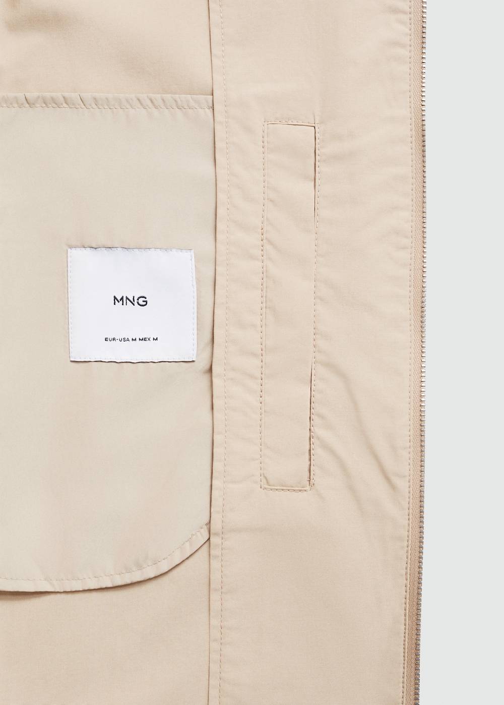 Mango Jacke aus 100 % Baumwolle mit Taschen Schlussverkauf