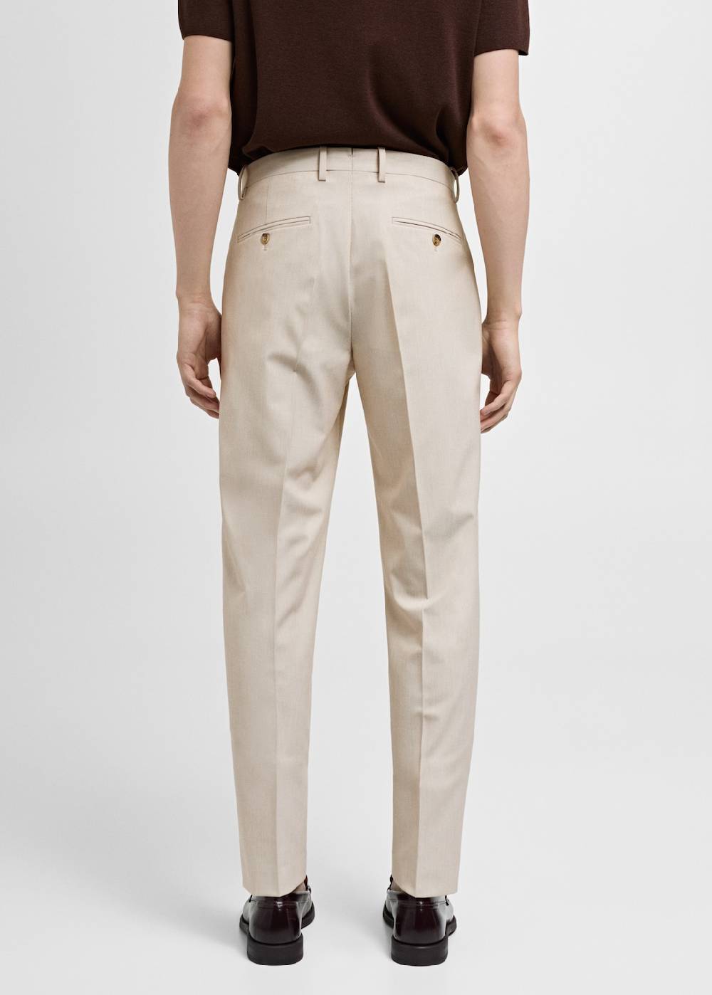 Mango Slim Fit-Anzughose aus Stretchstoff Meist gekauft