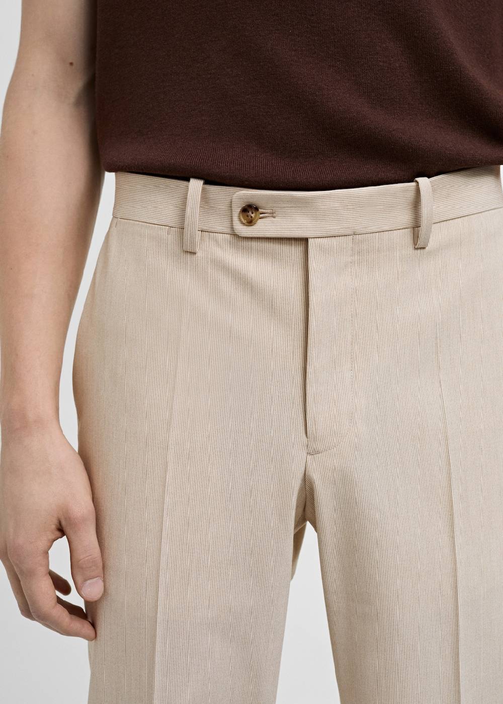 Mango Slim Fit-Anzughose aus Stretchstoff Meist gekauft