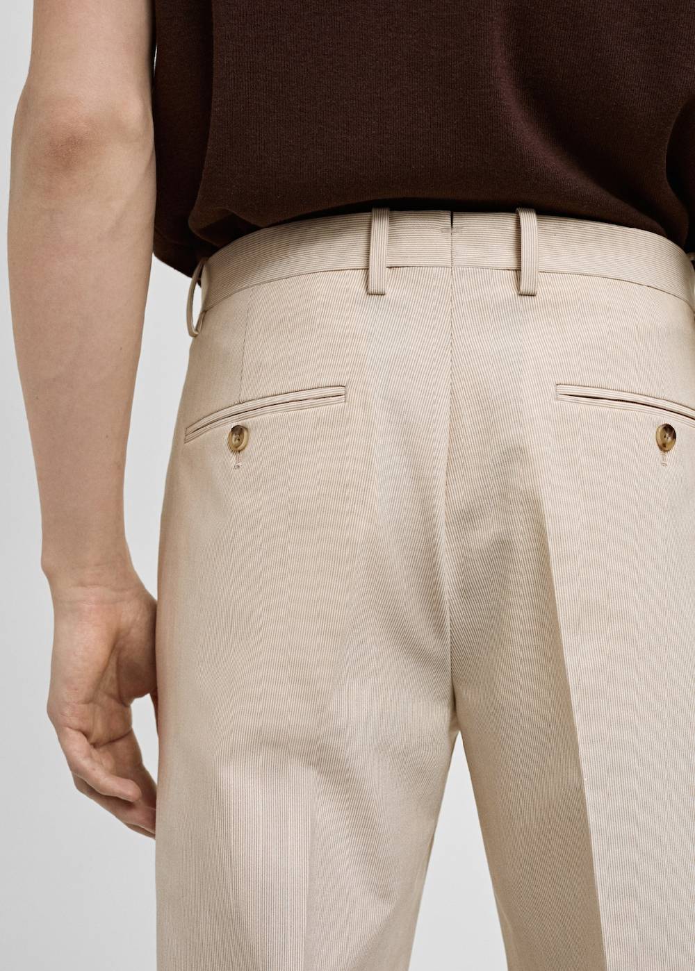 Mango Slim Fit-Anzughose aus Stretchstoff Meist gekauft