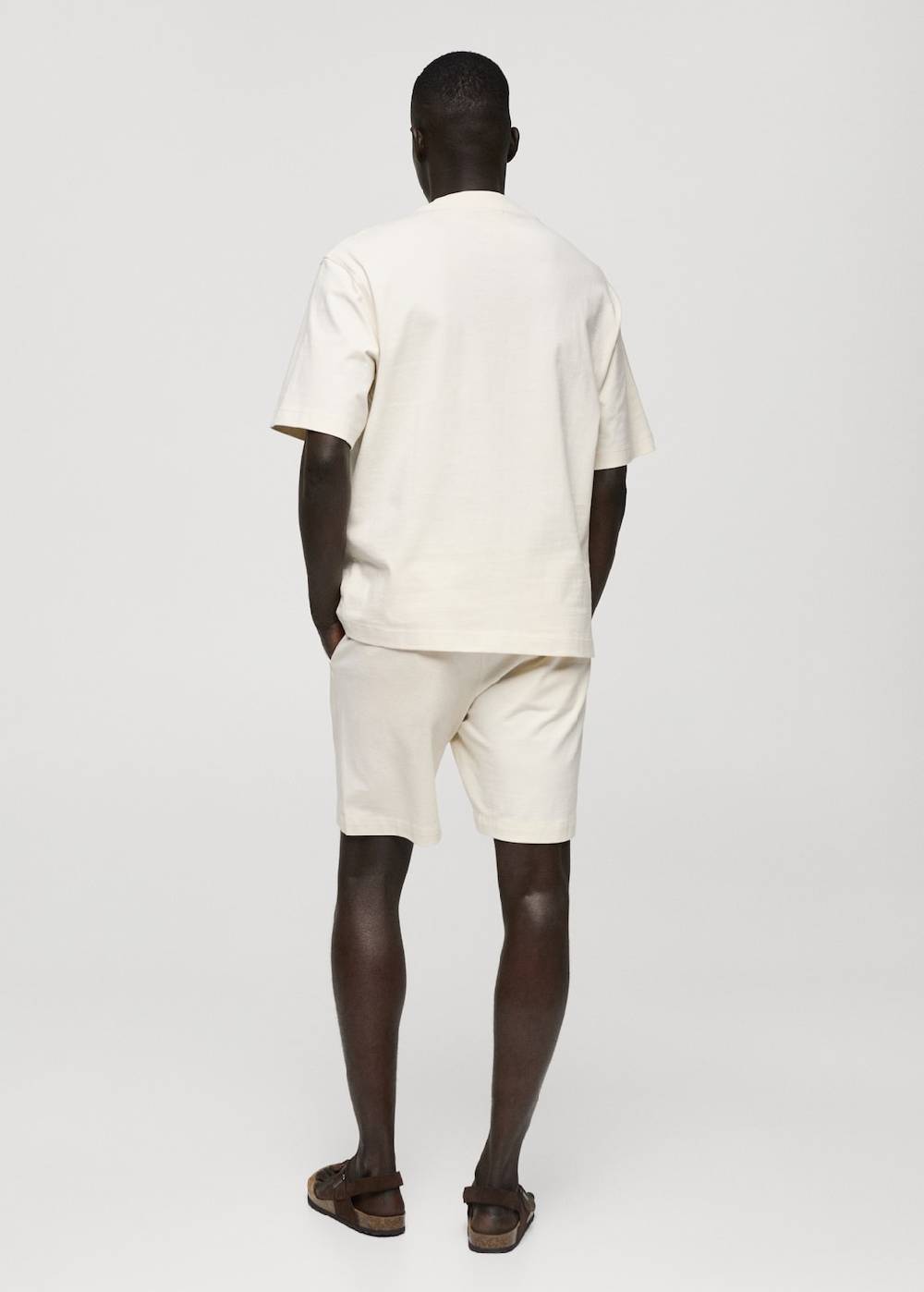 Mango Bermudashorts aus 100 % Baumwolle mit Kordel Kostenloser Versand