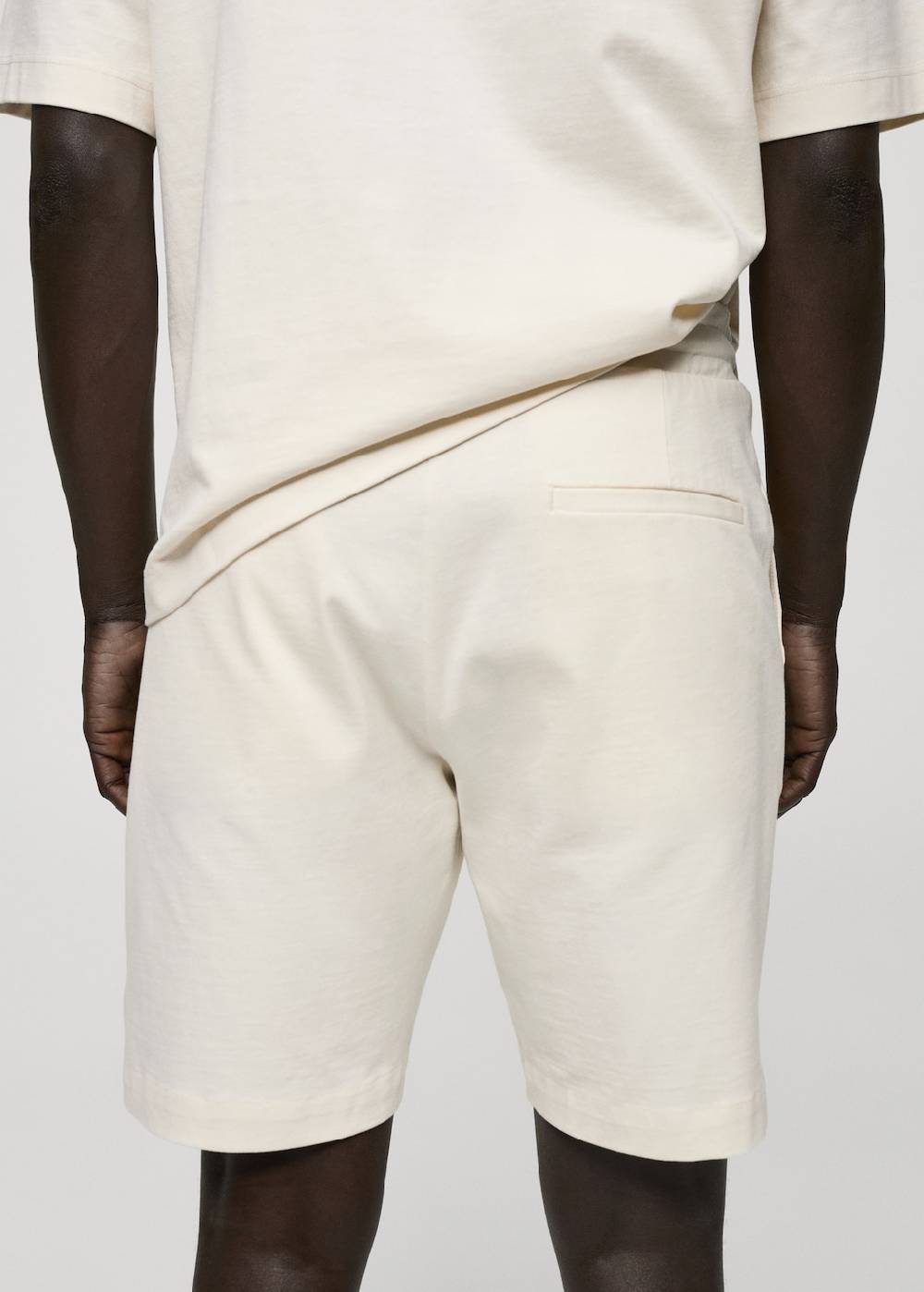 Mango Bermudashorts aus 100 % Baumwolle mit Kordel Kostenloser Versand