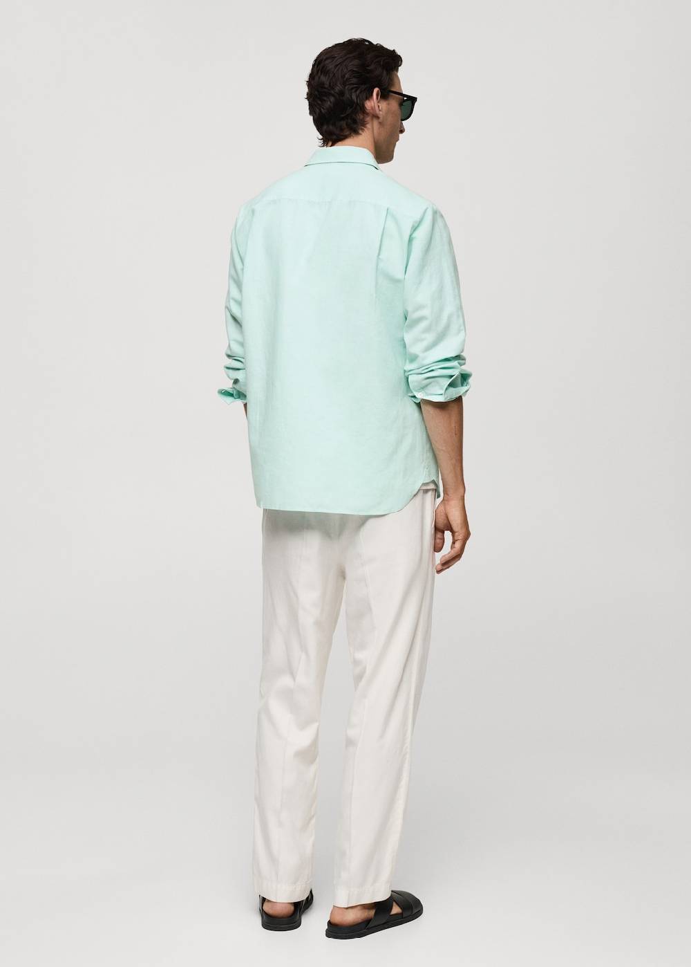 Mango Classic Fit-Leinenhemd Rabatt