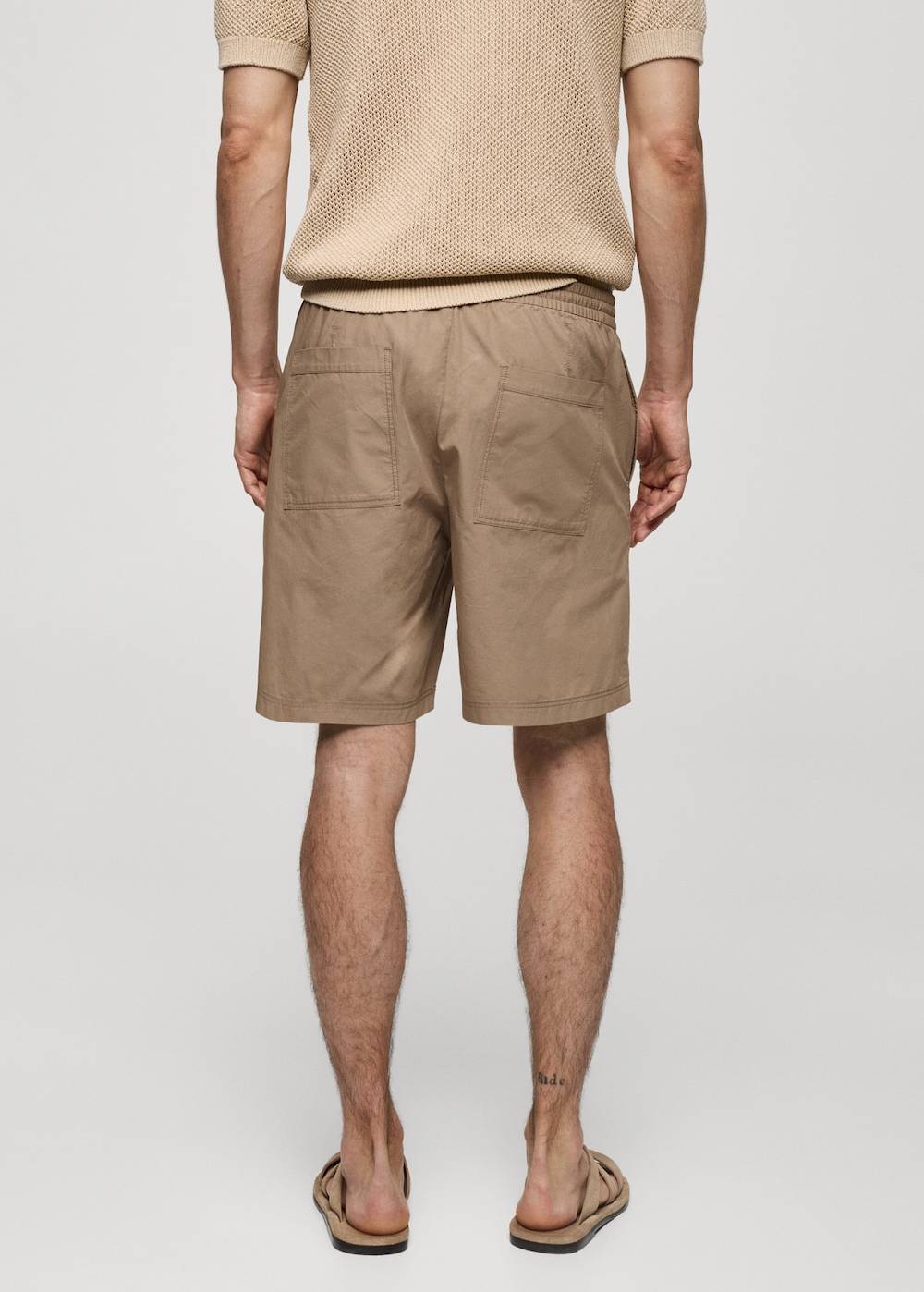 Mango Bermudashorts aus 100 % Baumwolle mit Kordel Preisnachlass
