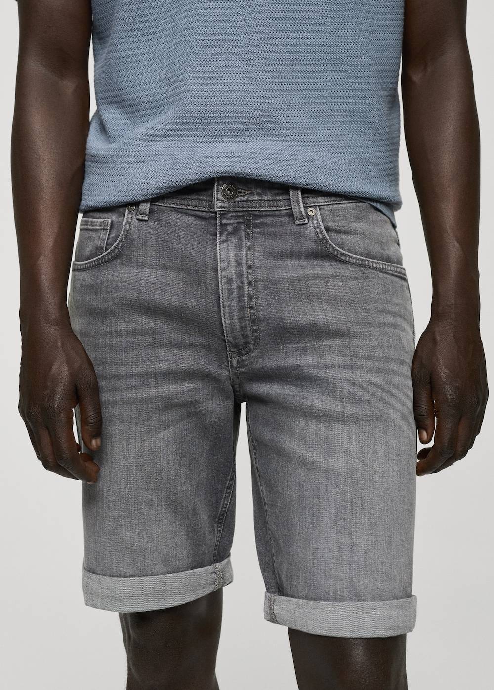 Mango Slim Fit-Jeans-Bermudashorts Black Friday