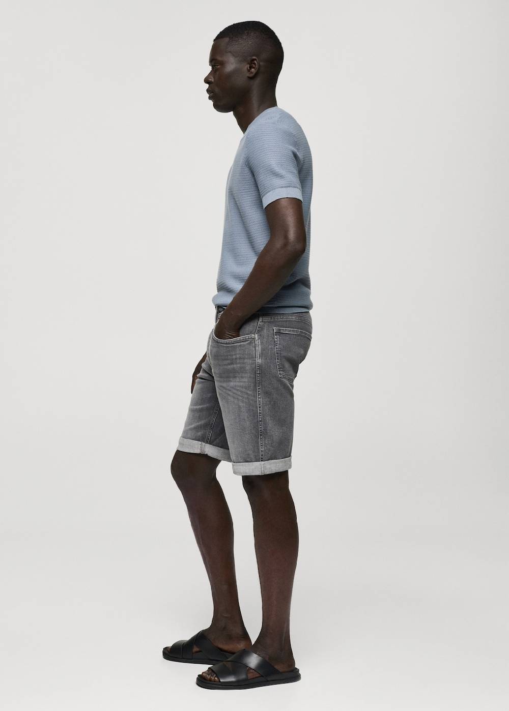 Mango Slim Fit-Jeans-Bermudashorts Black Friday