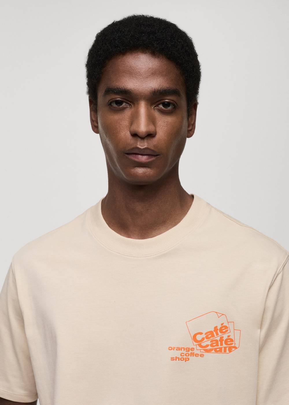 Mango Bedrucktes Baumwoll-T-Shirt Cyber Monday