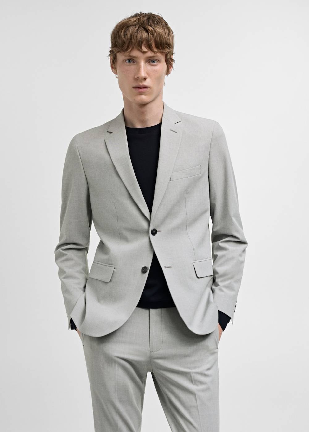 Mango Super Slim Fit-Anzugsakko aus Stretchgewebe Weihnachtsangebot