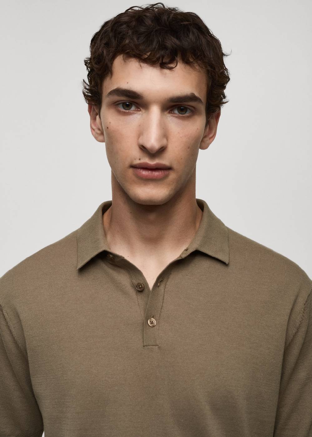 Mango Strick-Poloshirt aus 100 % Baumwolle Jubiläumsangebot