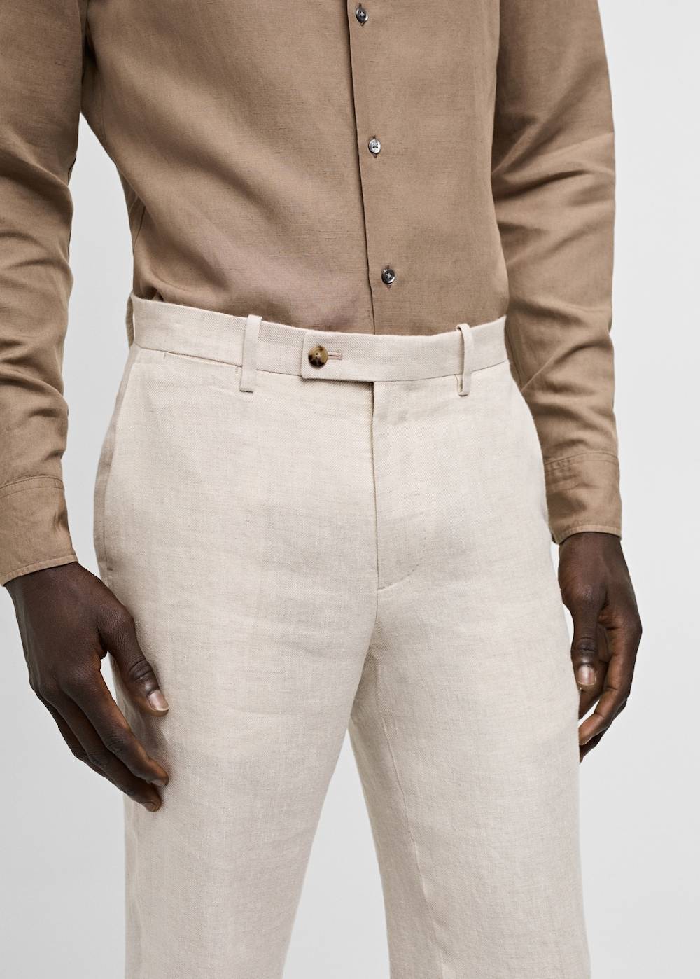 Mango Slim-Fit-Anzughose aus 100 % Leinen Bestseller