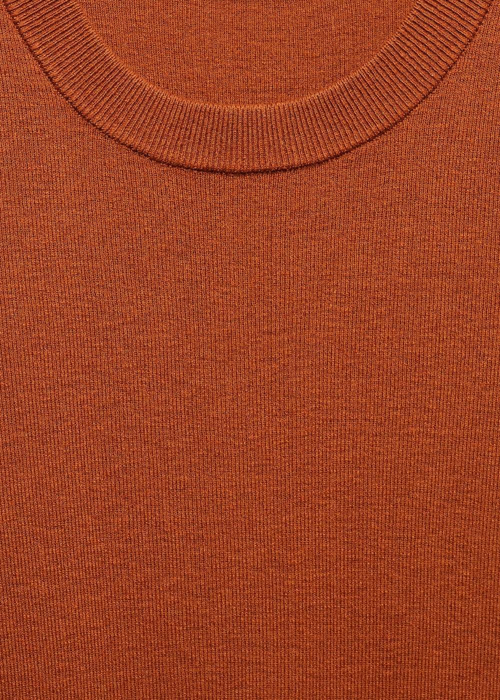 Mango Strick-T-Shirt aus Baumwollgemisch Saisonale Angebote