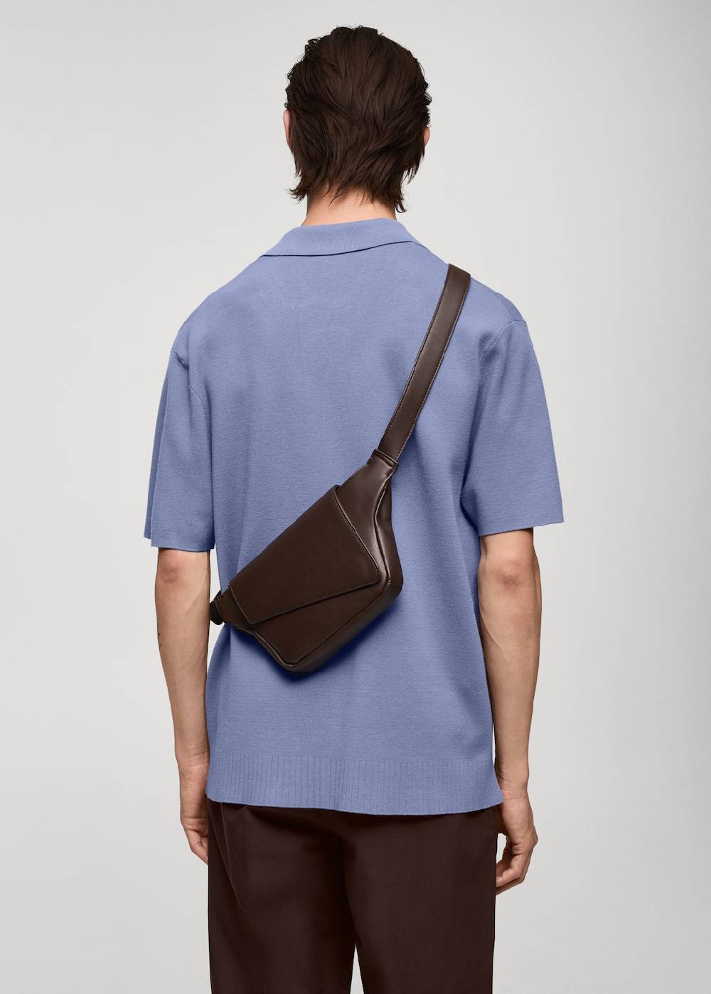 Mango Relaxed-Fit-Strickpoloshirt Räumungsverkauf