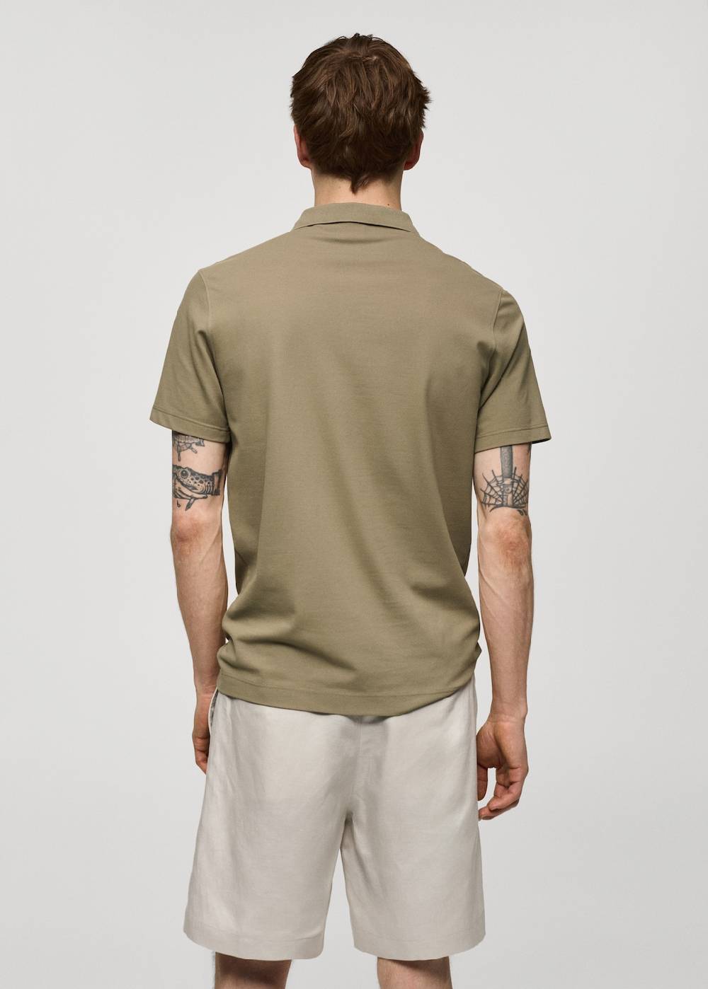 Mango Slim Fit-Poloshirt aus Baumwoll-Piqué Kauf eins, bekomm eins gratis