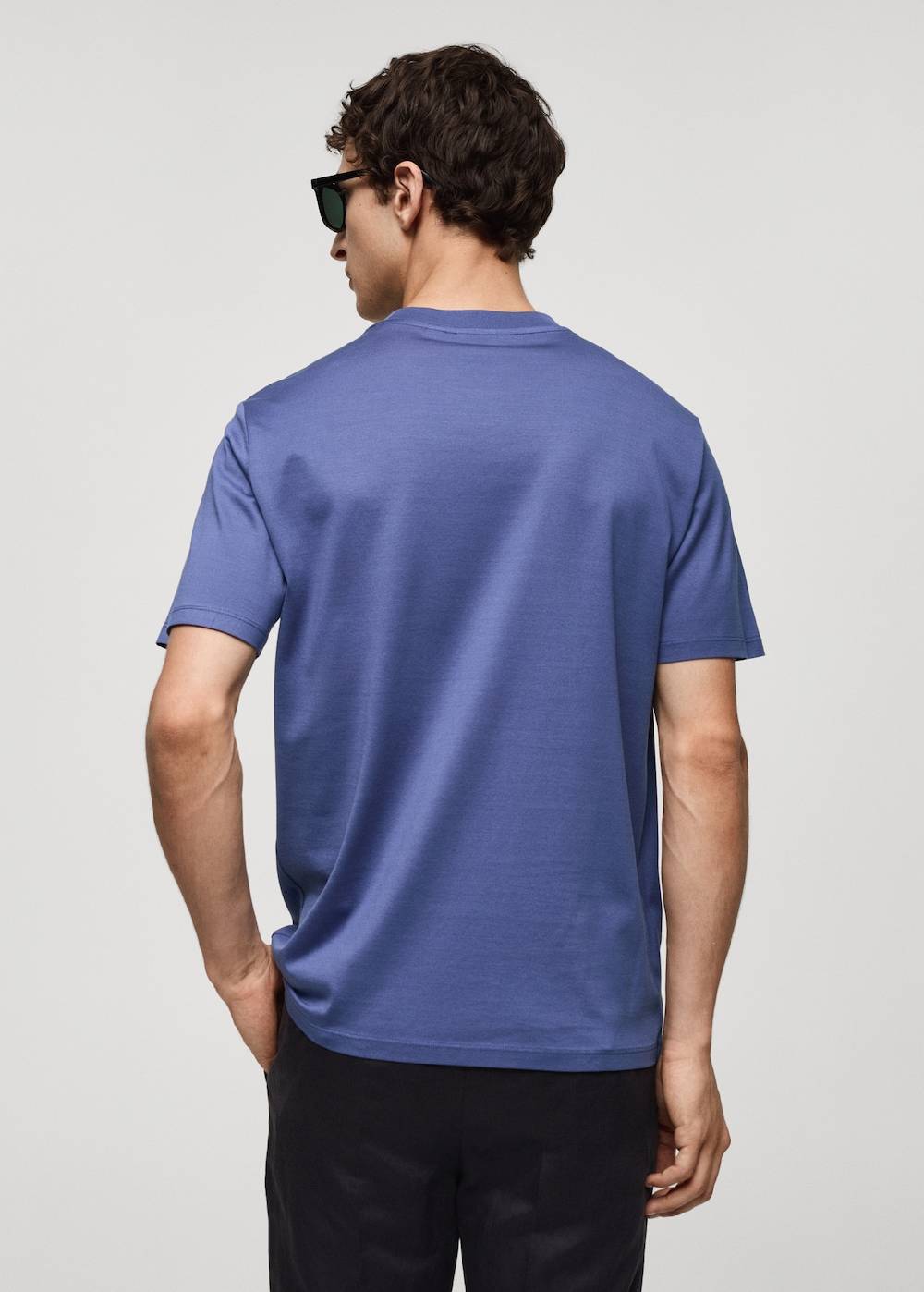 Mango Slim-Fit-T-Shirt aus 100 % Baumwolle Tägliche Deals