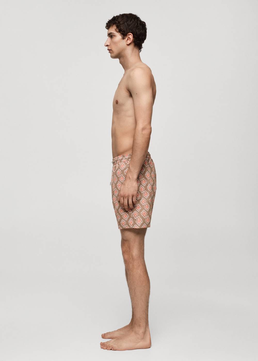 Mango Badeanzug mit geometrischem Muster Wochenangebot