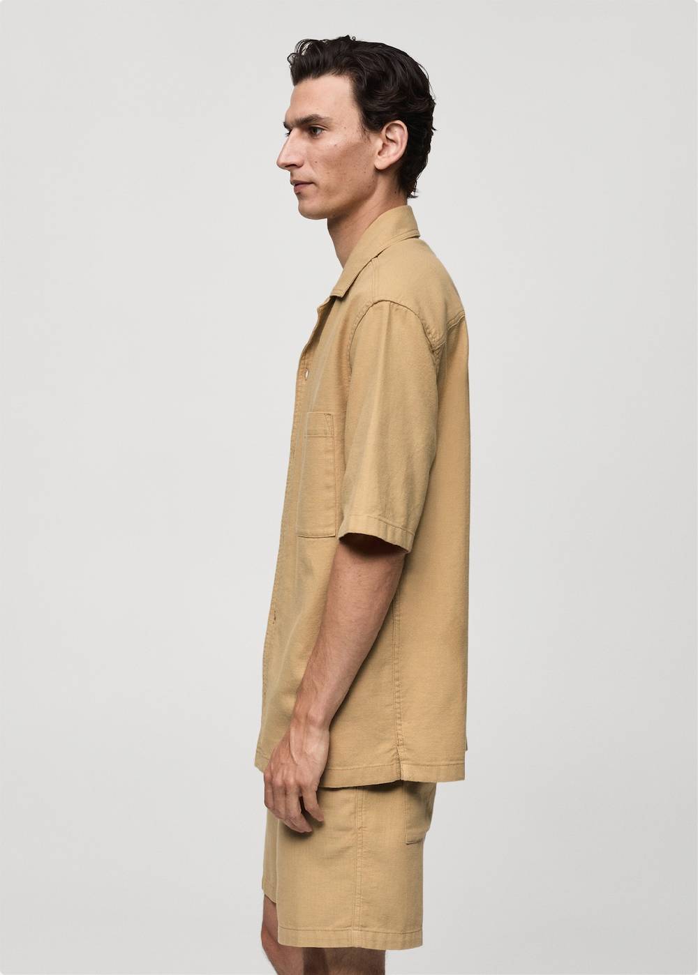 Mango Relaxed Fit-Hemd aus Baumwolle mit Tasche Letzte 3 Tage