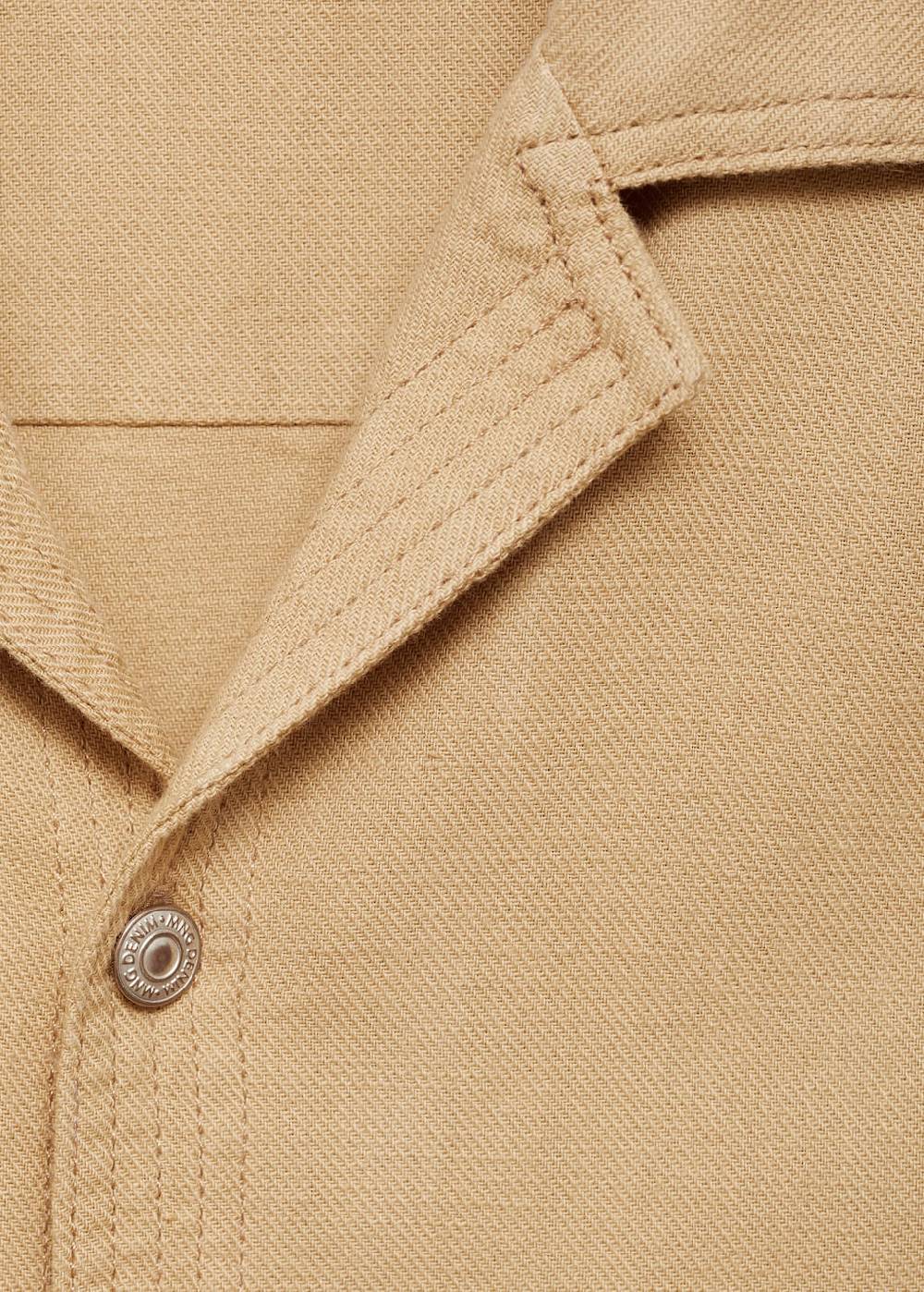 Mango Relaxed Fit-Hemd aus Baumwolle mit Tasche Letzte 3 Tage