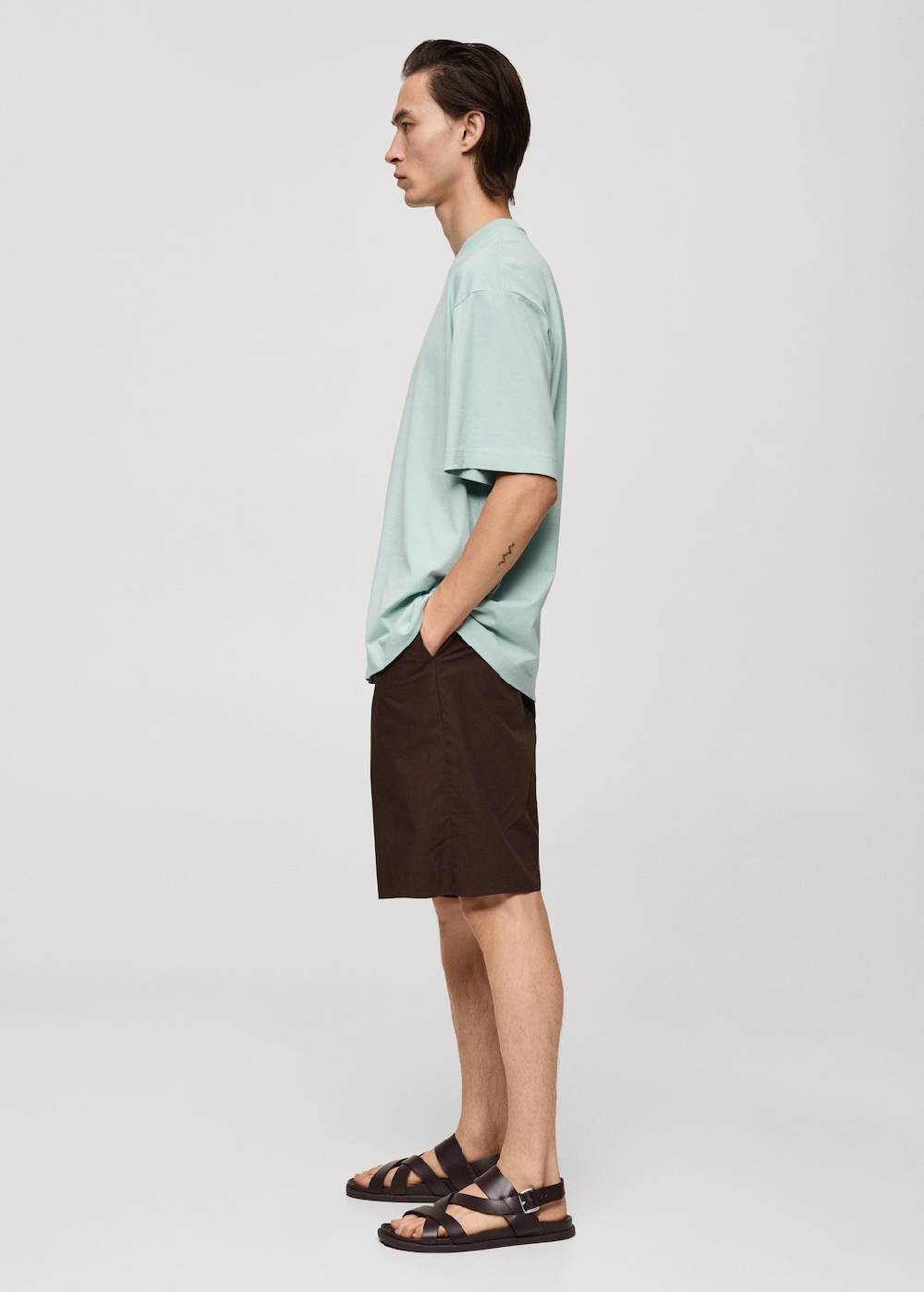 Mango Oversized-T-Shirt aus 100 % Baumwolle Neueste Stile