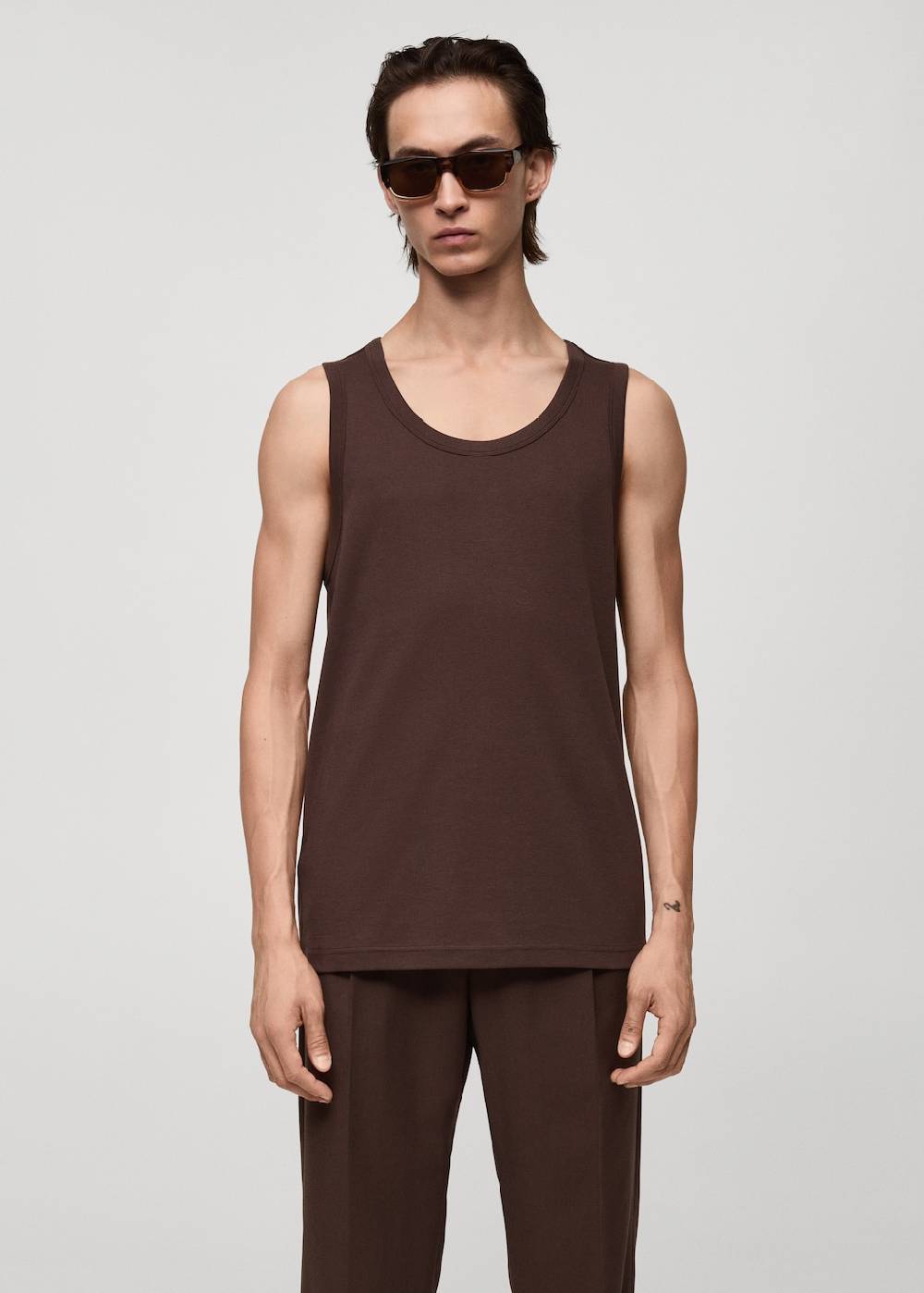 Mango Träger-T-Shirt aus 100 % Baumwolle