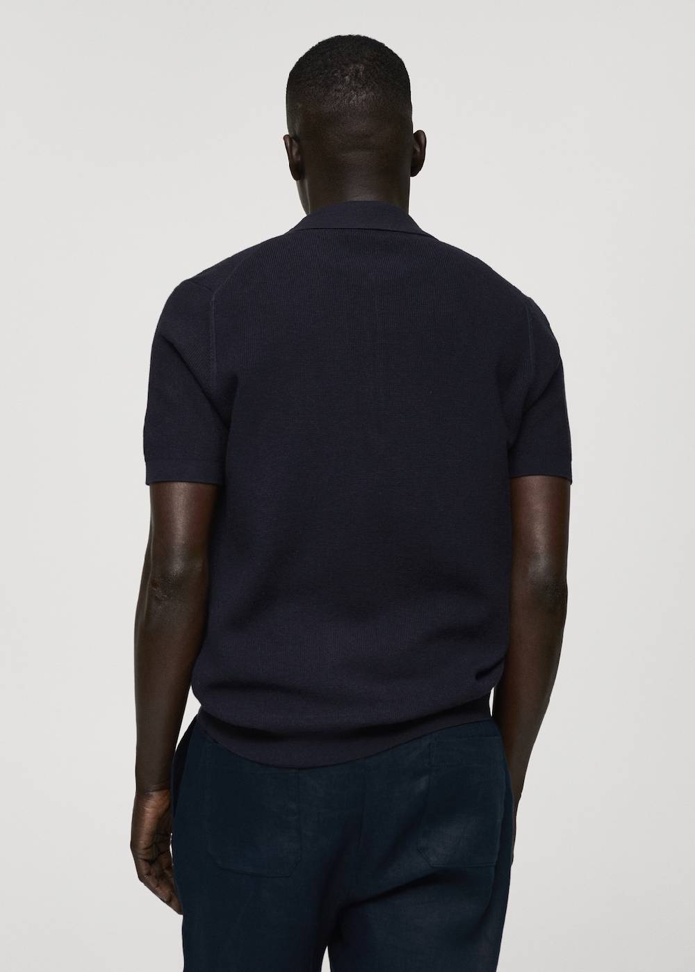 Mango Strick-Poloshirt mit Reißverschluss Bis zu 50% Rabatt