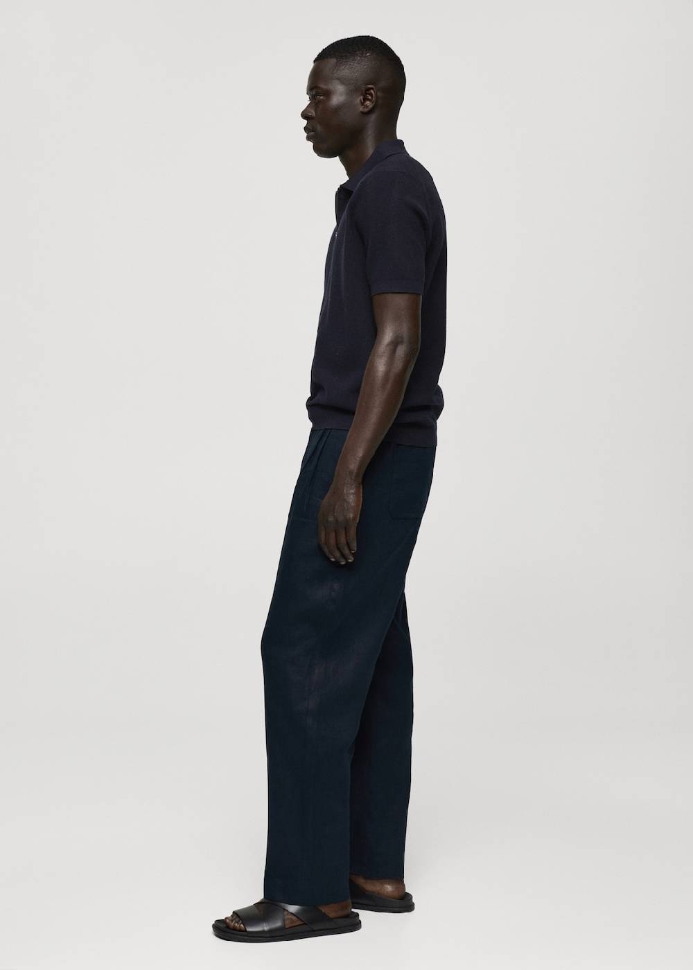 Mango Strick-Poloshirt mit Reißverschluss Bis zu 50% Rabatt