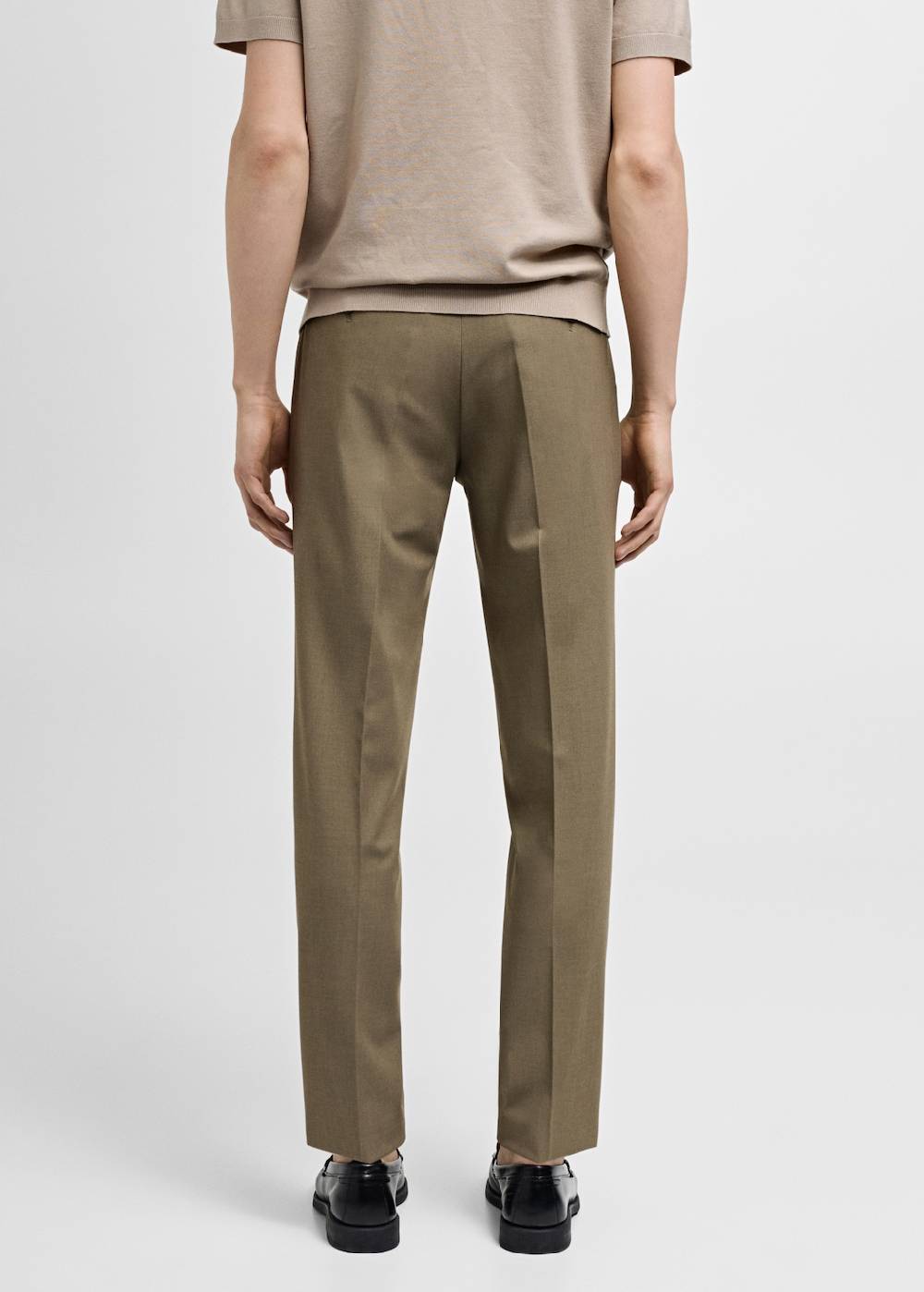 Mango Slim Fit-Anzughose aus Stretchstoff Sonderangebot der Fabrik