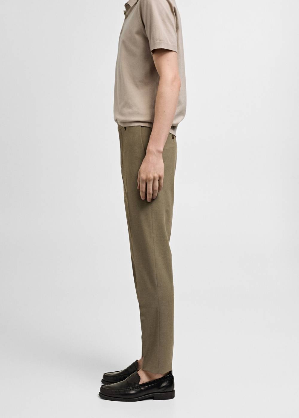 Mango Slim Fit-Anzughose aus Stretchstoff Sonderangebot der Fabrik