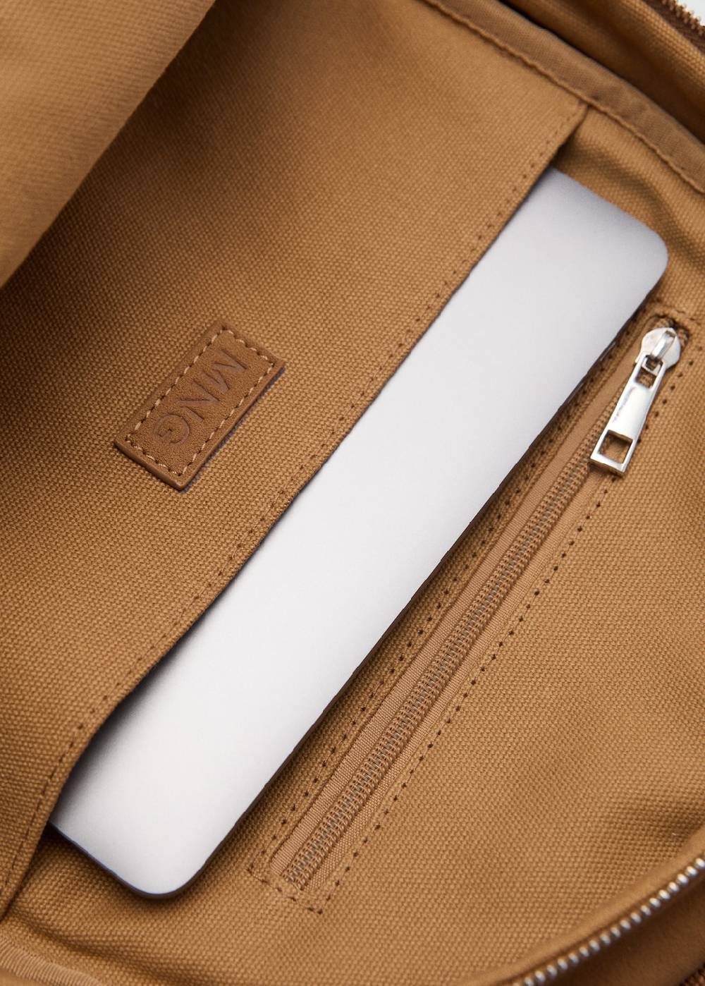 Mango Kombinierter Canvas-Rucksack Vierteljährliche Förderung