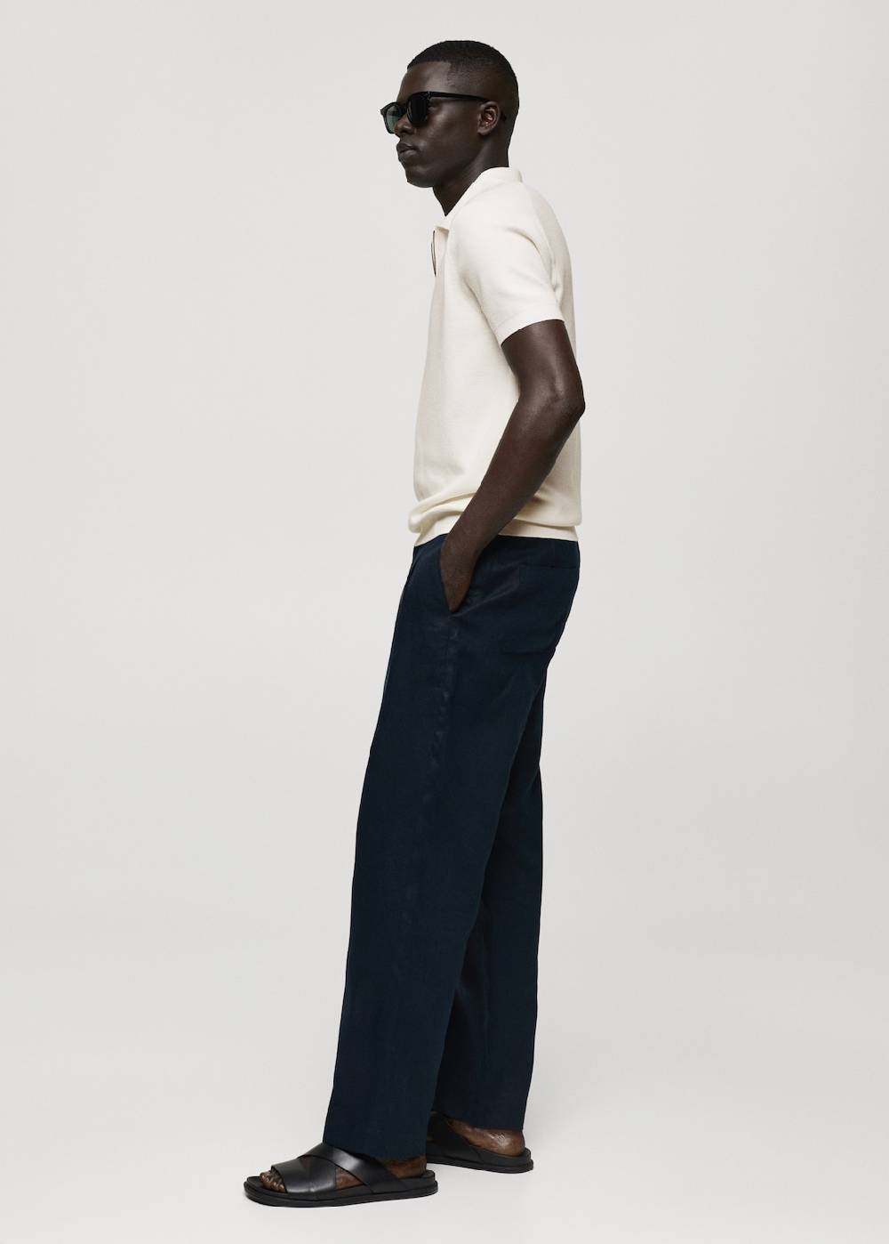 Mango Strick-Poloshirt mit Reißverschluss Bis zu 55% Rabatt