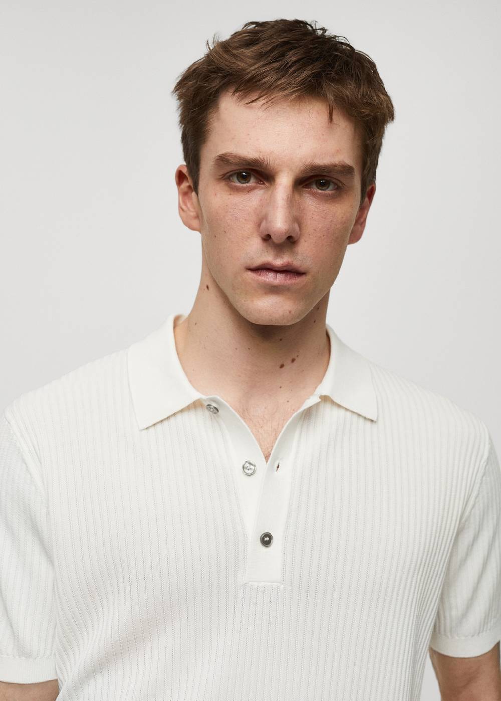 Mango Strick-Poloshirt aus Baumwolle Discount Store für neue Produkte