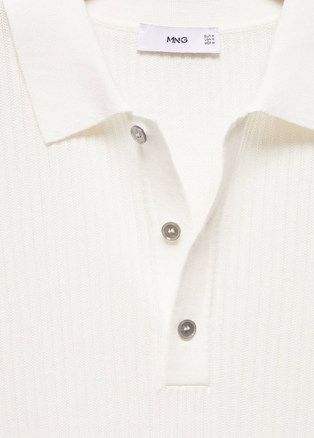 Mango Strick-Poloshirt aus Baumwolle Discount Store für neue Produkte