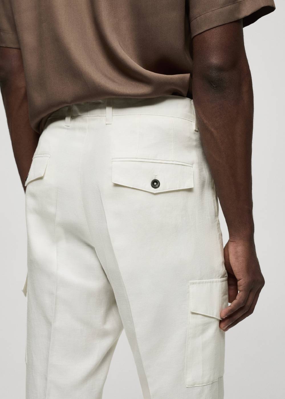 Mango Cargo-Hose aus Leinengemisch 50% Rabatt mit kostenlosem Versand
