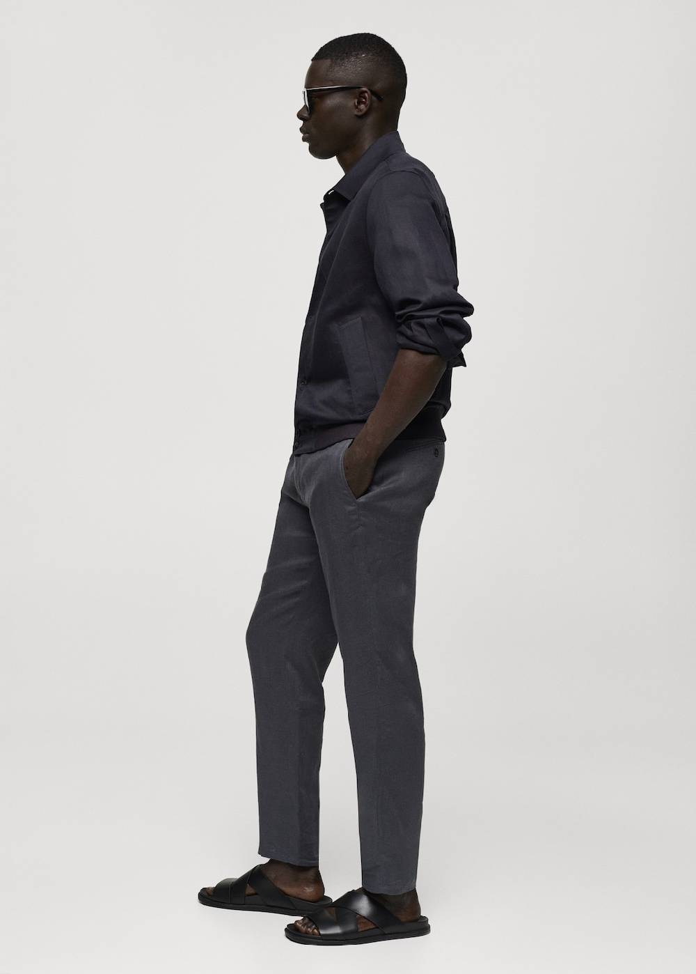Mango Overshirt aus Tencel-Leinenmischung Fabrikladen