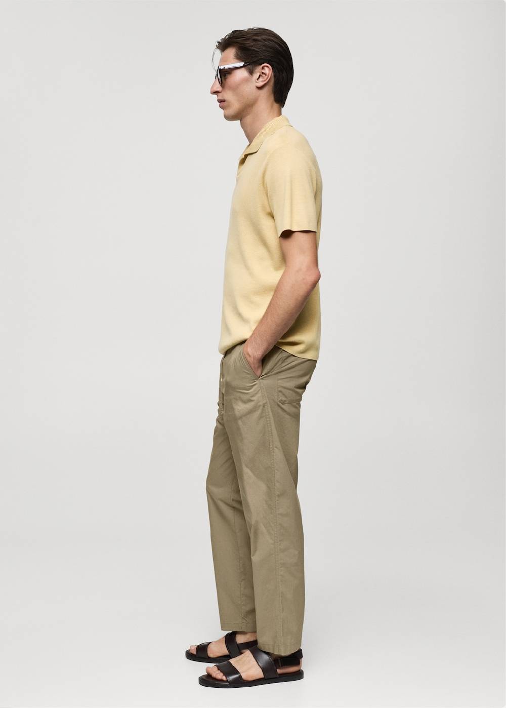 Mango Baumwollhose mit Kordel Begrenzt auf 3 Tage